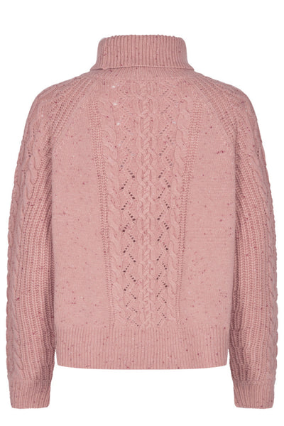 Marylin Cable Knit - Peach Beige