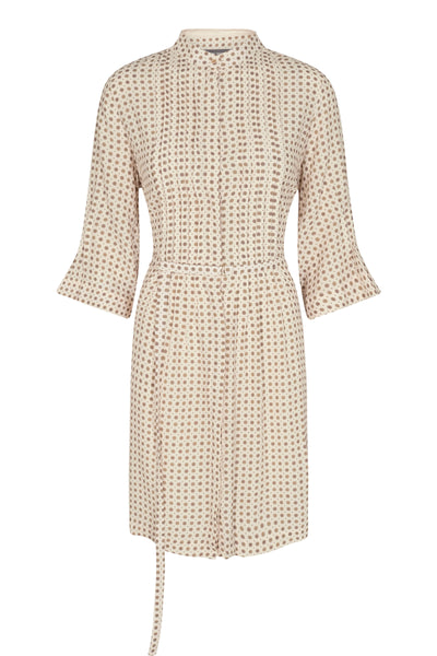 Minja Tilia Shirt Dress - Ecru Sage