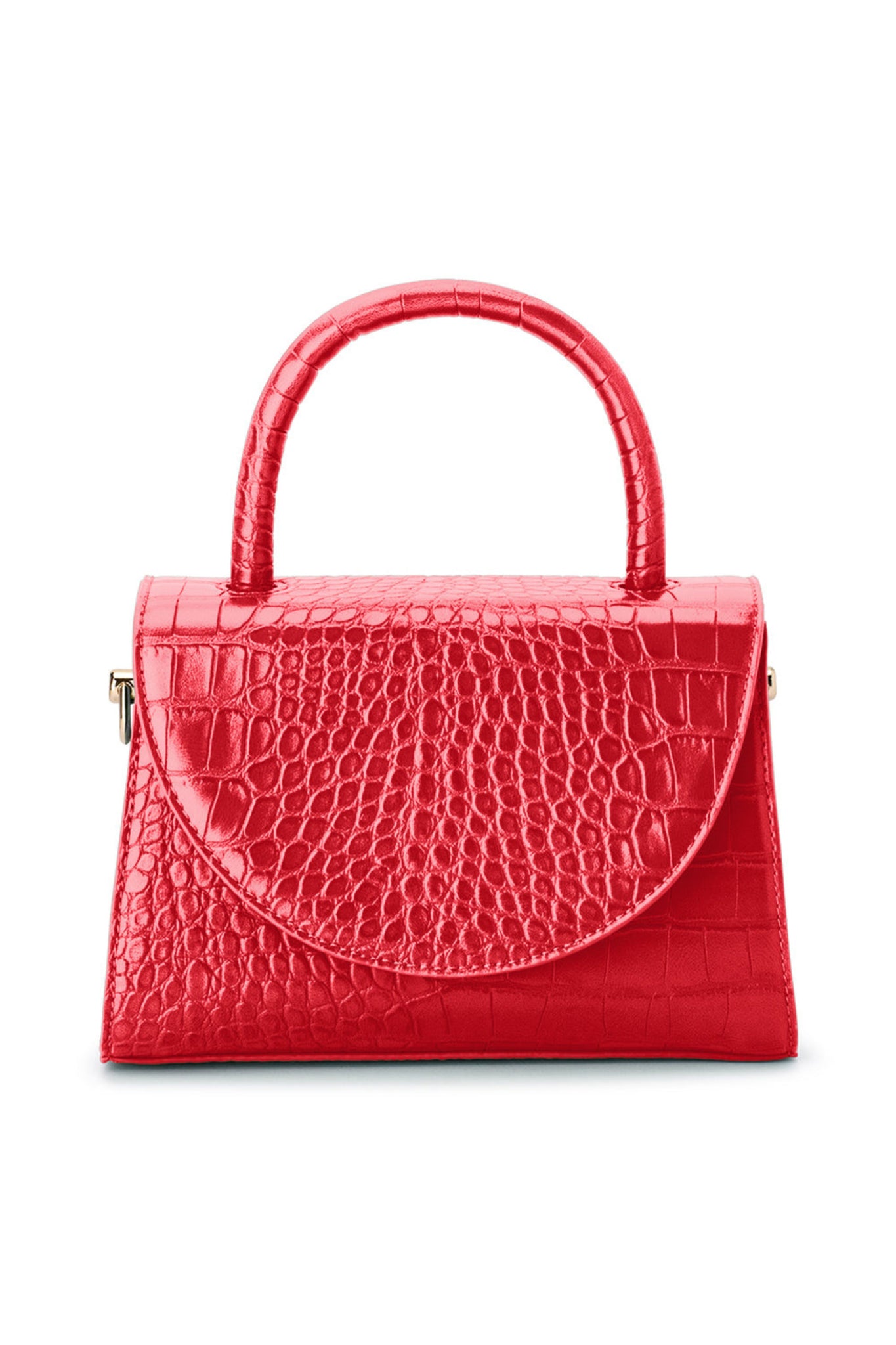 Nadia Top Handle Bag - Red Croc