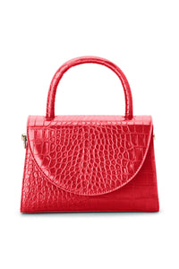 Nadia Top Handle Bag - Red Croc