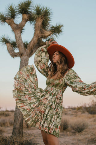 Neem Tiered Short Dress - Olive Gold Lurex