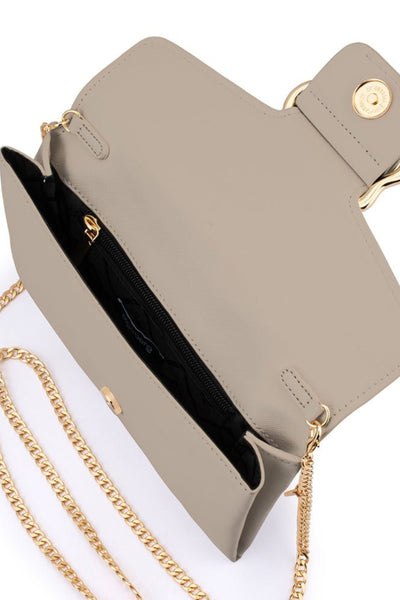 Nerida Envelope Clutch - Natural