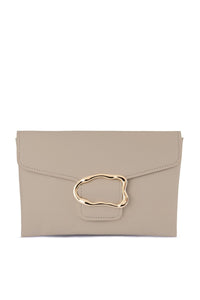 Nerida Envelope Clutch - Natural