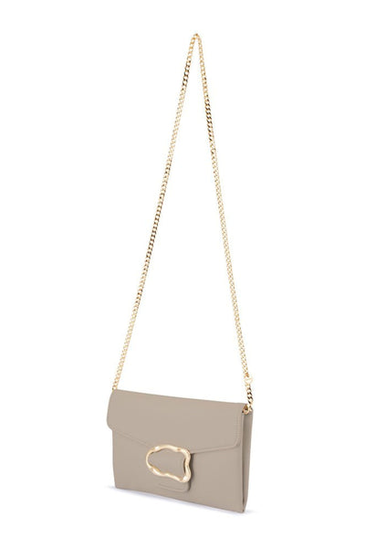 Nerida Envelope Clutch - Natural
