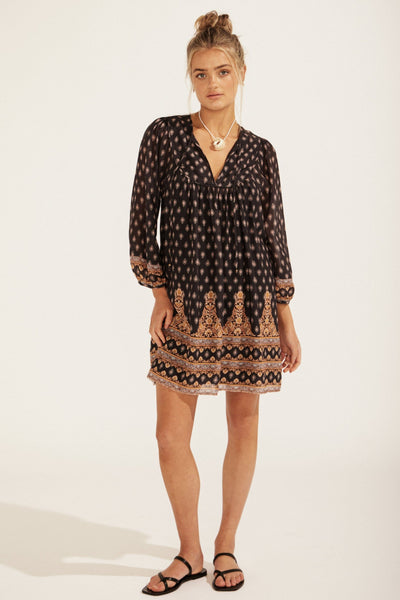 Odina Days Mini Dress - Midnight