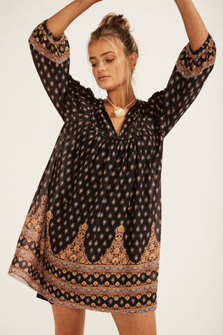 Odina Days Mini Dress - Midnight