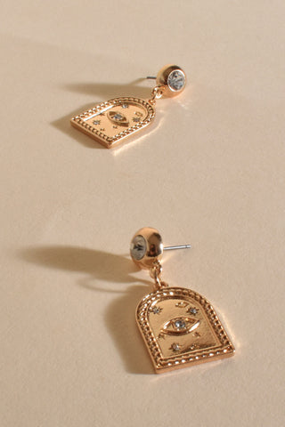 On the Avenue Charm Earrings - Gold