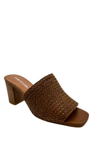 Paiton Mule - Tan Weave Leather