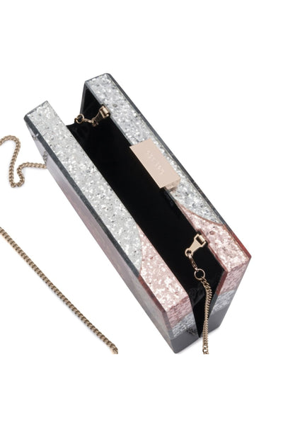 Paris Wavey Acrylic Clutch