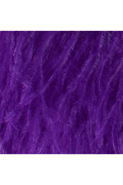 Penny Feathered Frame Bag - Purple