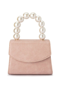 Peta Pearl Handle Bag - Pink