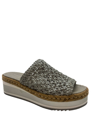 Pizza Flatform - Misty Metallic Blue