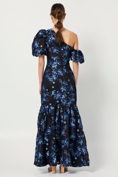 Planetary Gown - Navy Black