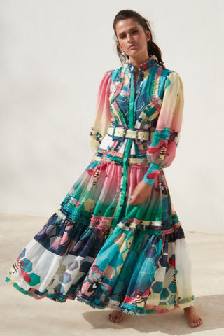 Queen Bee Maxi Dress - Bright