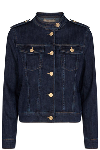 Raven Denim Jacket - Dark Blue