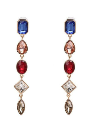 Reign Rhinestone Drop Earring