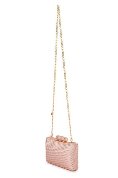 Rhianna Hot Fix Clutch - Blush