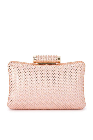 Rhianna Hot Fix Clutch - Blush