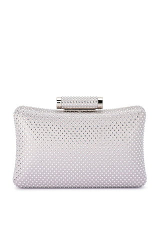Rhianna Hot Fix Clutch - Oyster