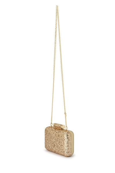 Rosie Glitter Clutch - Gold