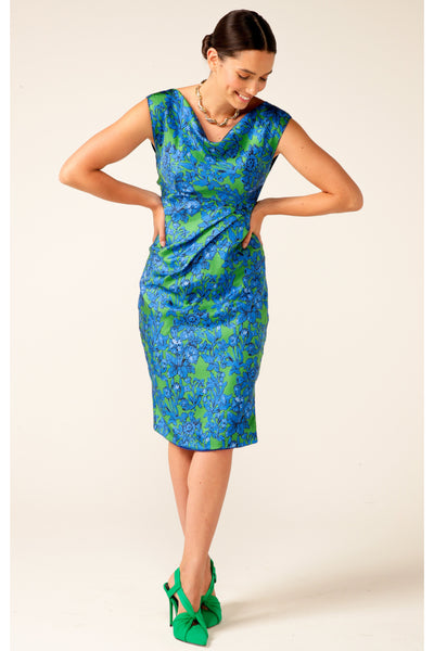 Sartorial Diplomacy Dress - Iris Emerald