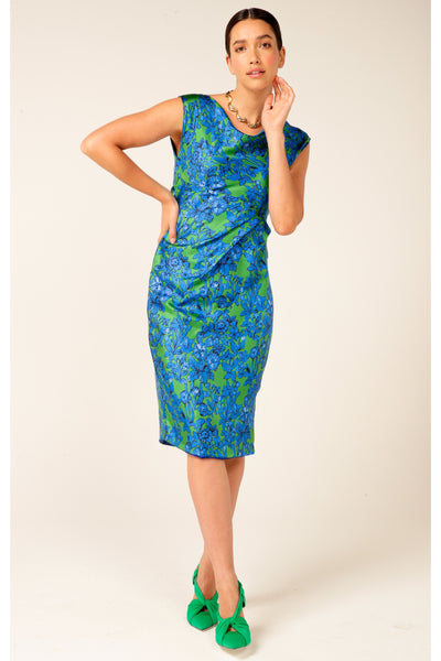 Sartorial Diplomacy Dress - Iris Emerald