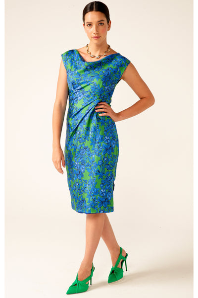 Sartorial Diplomacy Dress - Iris Emerald