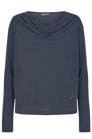 Savina LS Blouse - Salute Navy