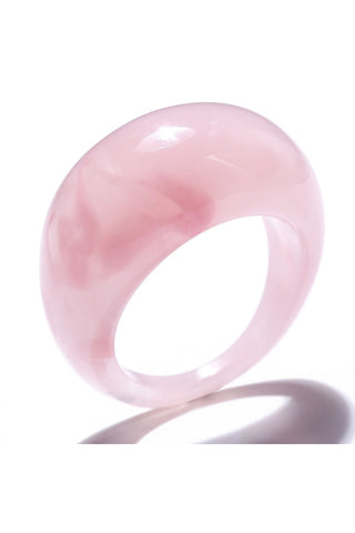Simple Resin Ring - Pink