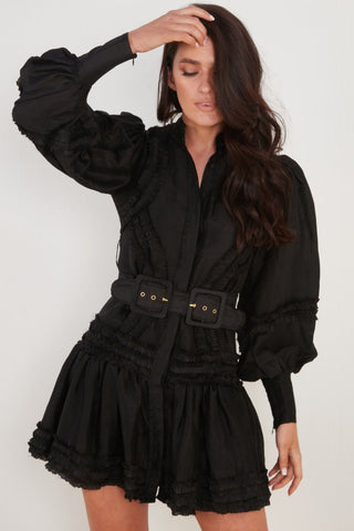 Starlet Mini Dress - Black