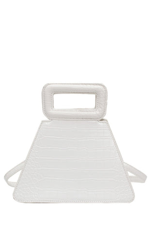 Structural Croc Effect Retro Back - Black and White