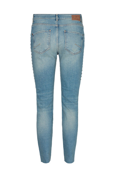 Sumner Vintage Studded Jeans - Light Blue