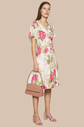 Tacy Rose Dress - Ecru