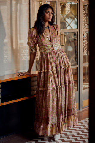 Vim Ruched Long Dress