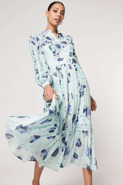 Warmth Maxi Dress - Blue