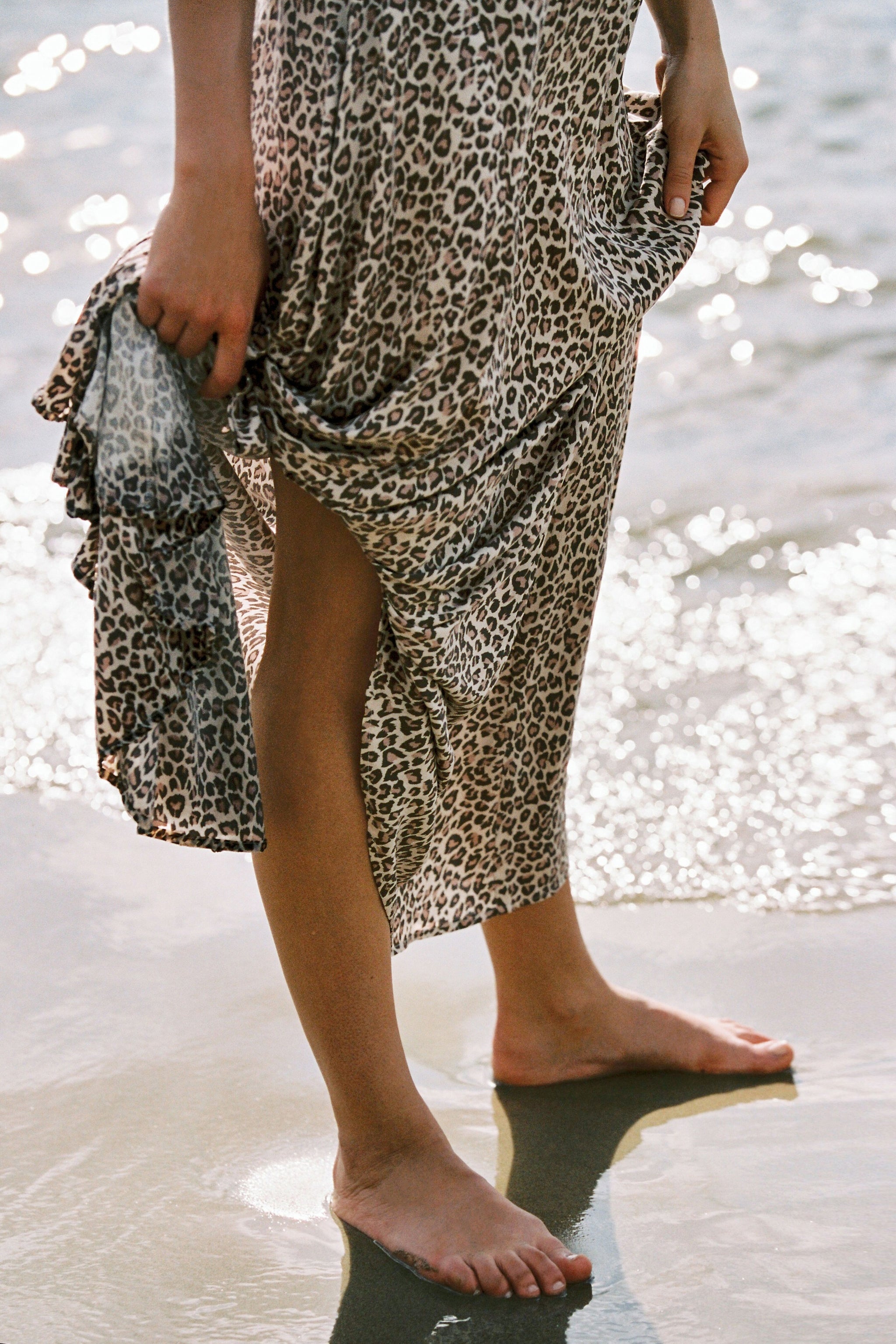 Auguste leopard maxi skirt top
