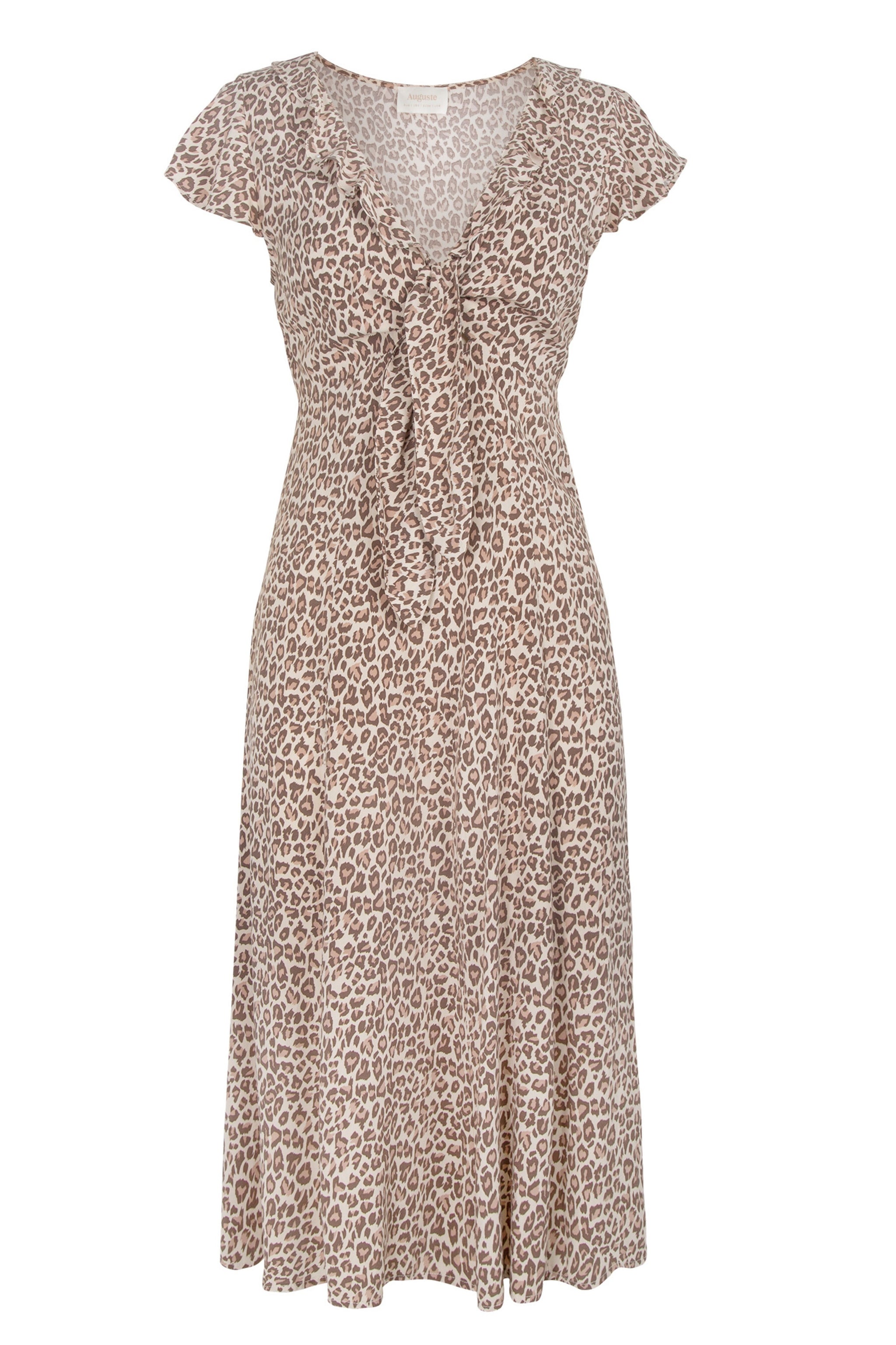 AUGUSTE THE LABEL Nomad Rumba Midi Dress Tan Smoke Mirrors Boutique