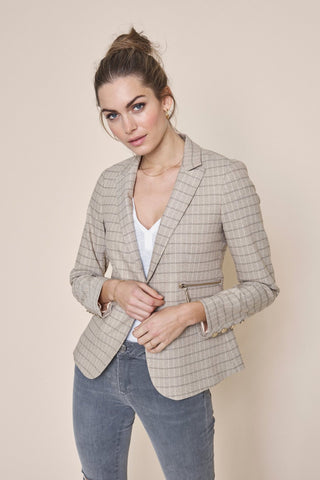 Blake Monella Blazer - Beige Melange