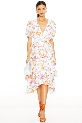 Buy Talulah Jasmine Vines Midi Dress Size 16 online now at Smoke and Mirrors Boutique. Shop Talulah Jasmine Vines Midi Dress XXL online with ZipPay and AfterPay. Talulah Size 16 Stockist. 