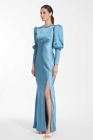 Pegasus Maxi Dress - Cadet Blue
