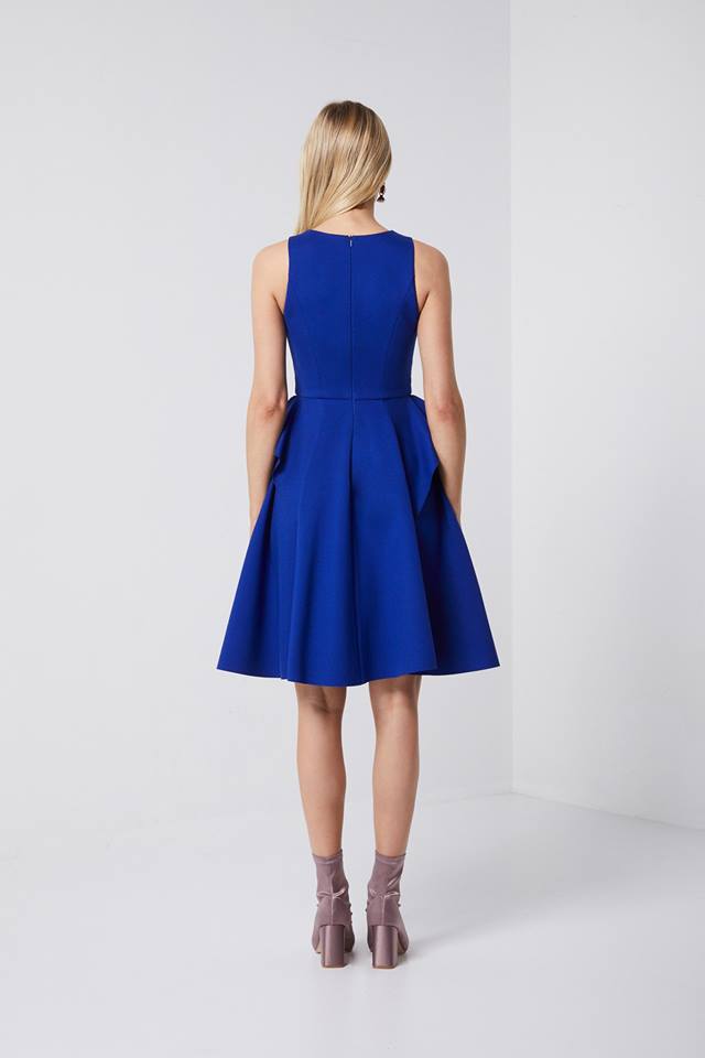 ELLIATT Avant Garde Dress Cobalt Smoke Mirrors Boutique