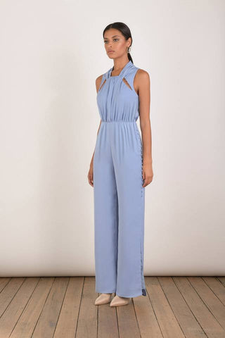 Peridot Jumpsuit - Cornflower