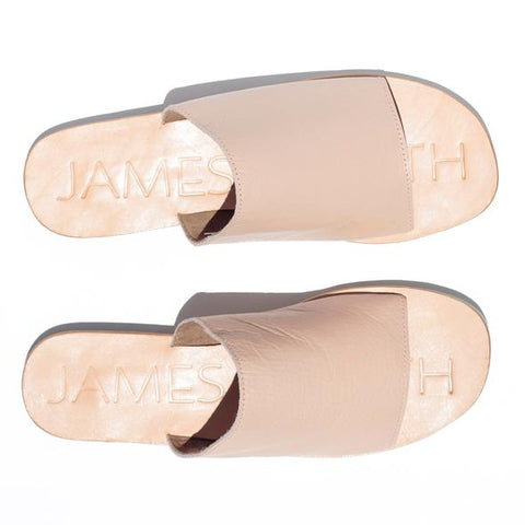 Off Duty Leather Slide - Ballet
