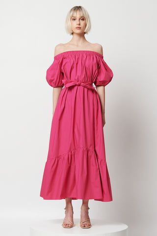 Lilith Dress - Fuchsia Pink