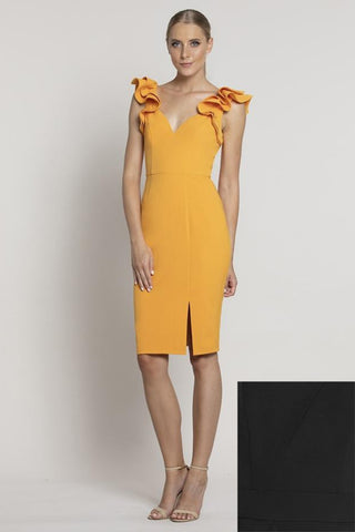 Buy Lumier Bramble Frill Shoulder Dress in Black now at Smoke and Mirrors Boutique. Buy Lumier Bramble Dress now with ZipPay. Buy Lumier Bramble Dress now with AfterPay. Buy Lumier Free Shipping on all orders over $100. 