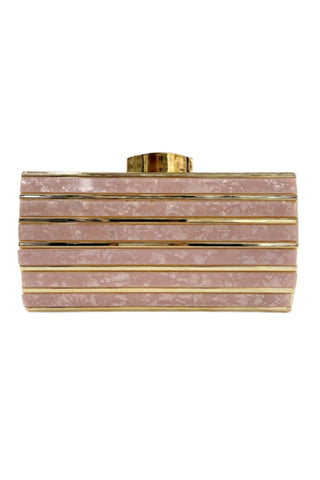 Marylin Acrylic Clutch - Pink