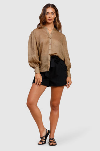 Staycation Blouse - Olive