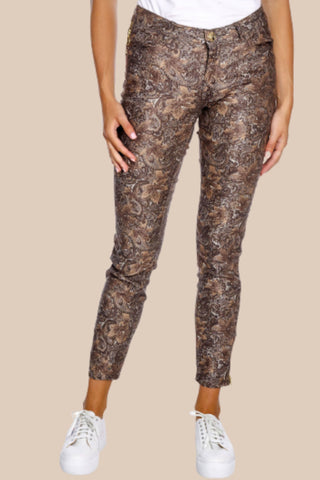 Victoria Jive Pant - Metallic Choco Chip