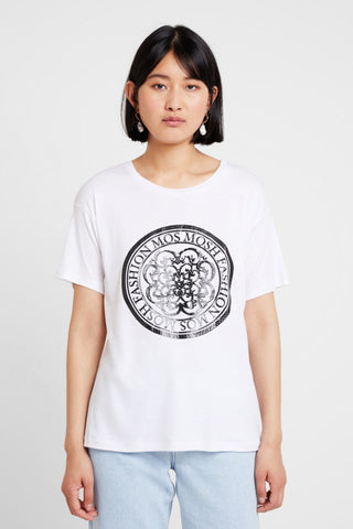 Buy Mosh Mosh Kerry Tee in White online now at Smoke and Mirrors Boutique. Shop Mos Mosh Australian Stockist. Buy Mos Mosh Australia with  ZipPay & AfterPay & Free Shipping.