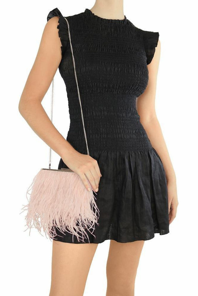 Olga berg feather bag Clearance